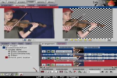 Screenshot ZS4 Video Editor