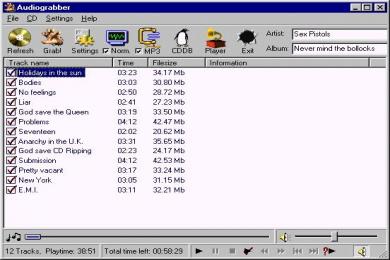 Screenshot Audiograbber