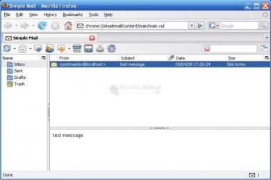 Captura Simple Mail Firefox