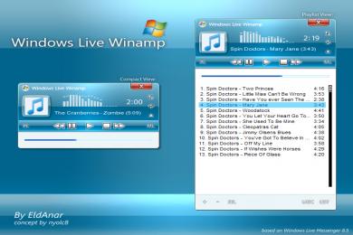 Screenshot Windows Live Winamp