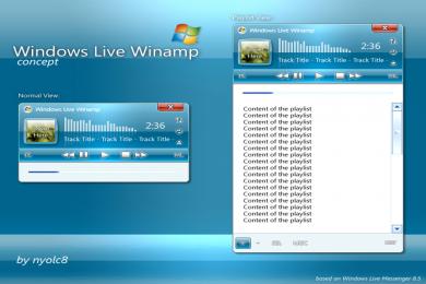 Screenshot Windows Live Winamp