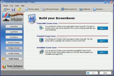 Captura YcySoft Flash ScreenSaver Maker