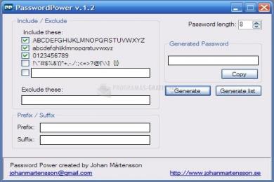 Captura Password Power