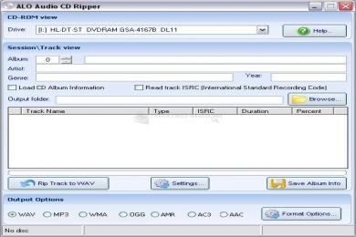 Captura ALO Audio CD Ripper