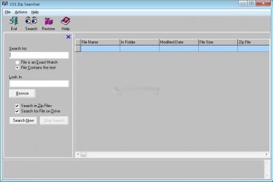 Captura Css Zip Searcher