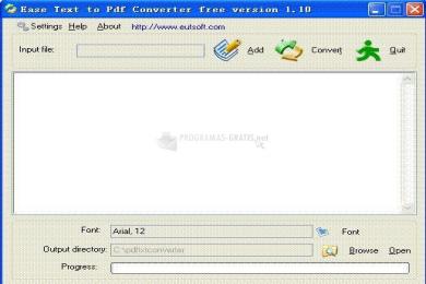 Captura Ease Text to Pdf Converter