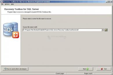 Captura Recovery Toolbox for SQL Server