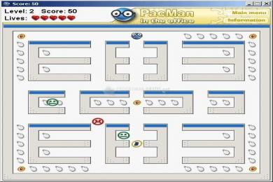 Captura PacMan in the office