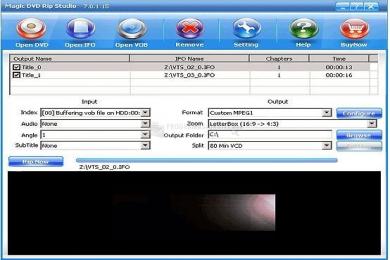 Captura Magic DVD Rip Studio
