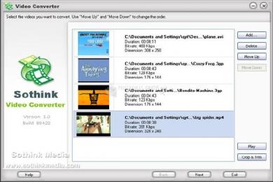 Captura Sothink Video Converter