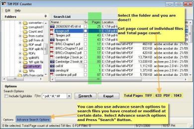 Captura Tiff PDF Counter