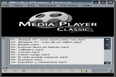 Screenshot Media Player Classic