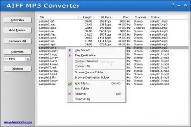 Captura AIFF MP3 Converter