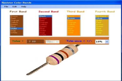 Captura Resistor Color Bands