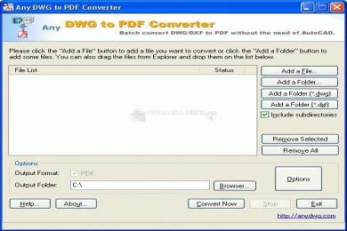 Captura Any DWG to PDF Pro Converter