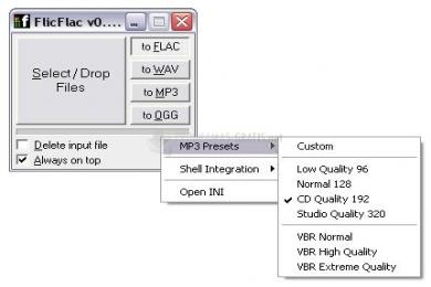 Captura Flic Flac Audio Converter