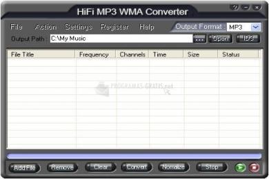 Captura HiFi MP3 WMA Converter