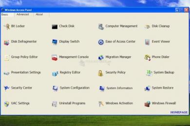 Captura Windows Access Panel