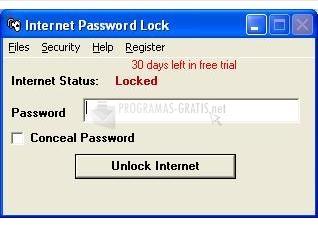 Captura Internet Password Lock