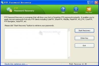 Captura FTP Password Recovery