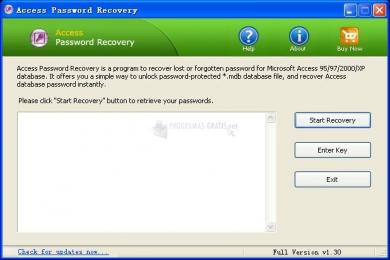 Captura TP Access Password Recovery
