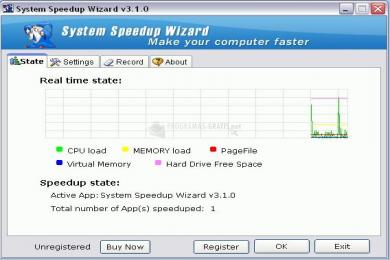 Captura System Speedup Wizard