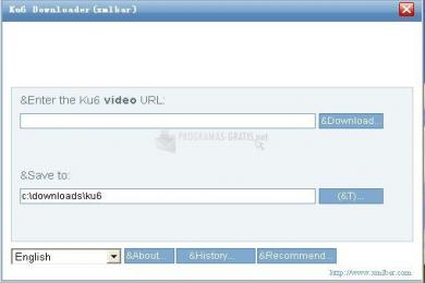 Captura Ku6 Video Downloader