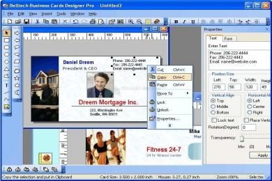 Captura Business Card Designer Pro