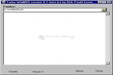 Captura Turbo Win MD5