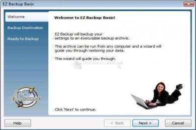 Captura EZ Backup Google Desktop Basic