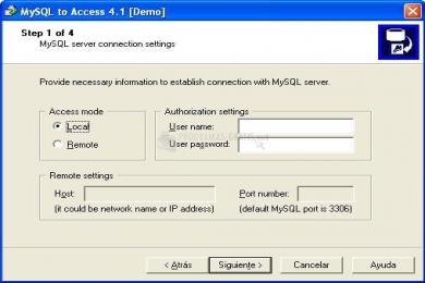 Captura MySQL to Access