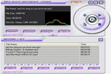 Captura MP3 Audio Recorder Joiner