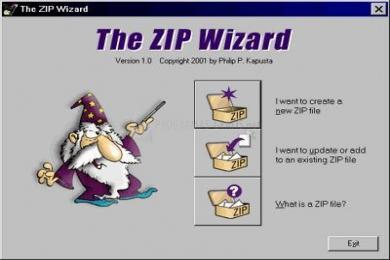 Captura The ZIP Wizard