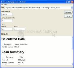 Captura Mortgage Loan Calculator