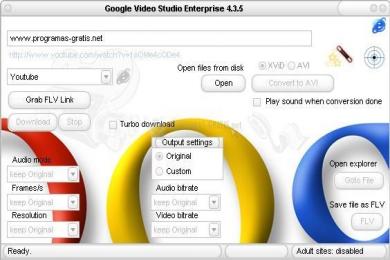 Captura Google Video Studio Enterprise