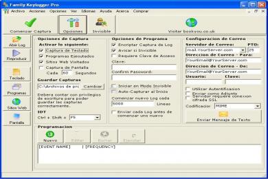 Captura Family Keylogger