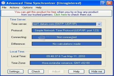 Captura Advanced Time Synchronizer