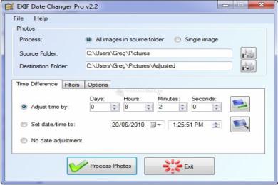 Captura EXIF Date Changer