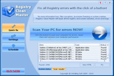 Captura Registry Clean Master