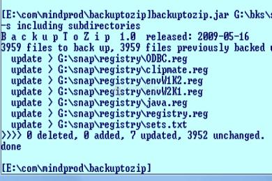 Captura BackupToZip