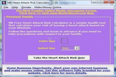Captura MB Heart Attack Risk Calculator