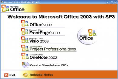 Captura Microsoft Office 2003 Service Pack 3