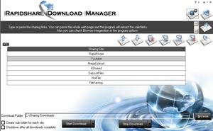 Captura RapidShare Download Manager