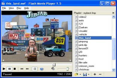 Screenshot Flash Movie Player
