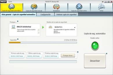 Captura Magix PC Backup