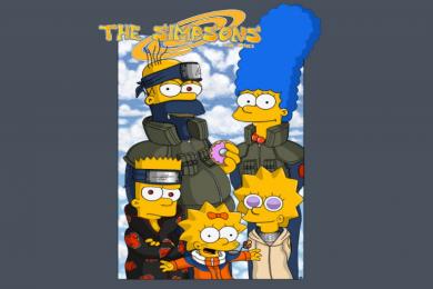 Capture The Simpsons Naruto