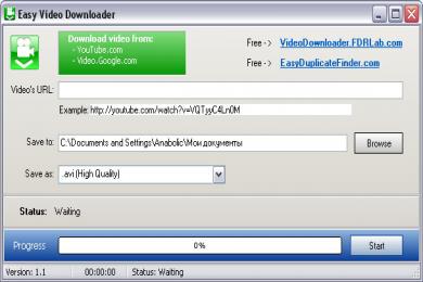 Screenshot Easy Video Downloader