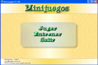 Screenshot Minijuegos