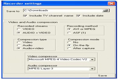 Screenshot TV Player Classic