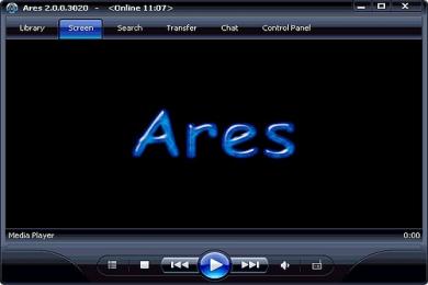 Screenshot Ares P2P